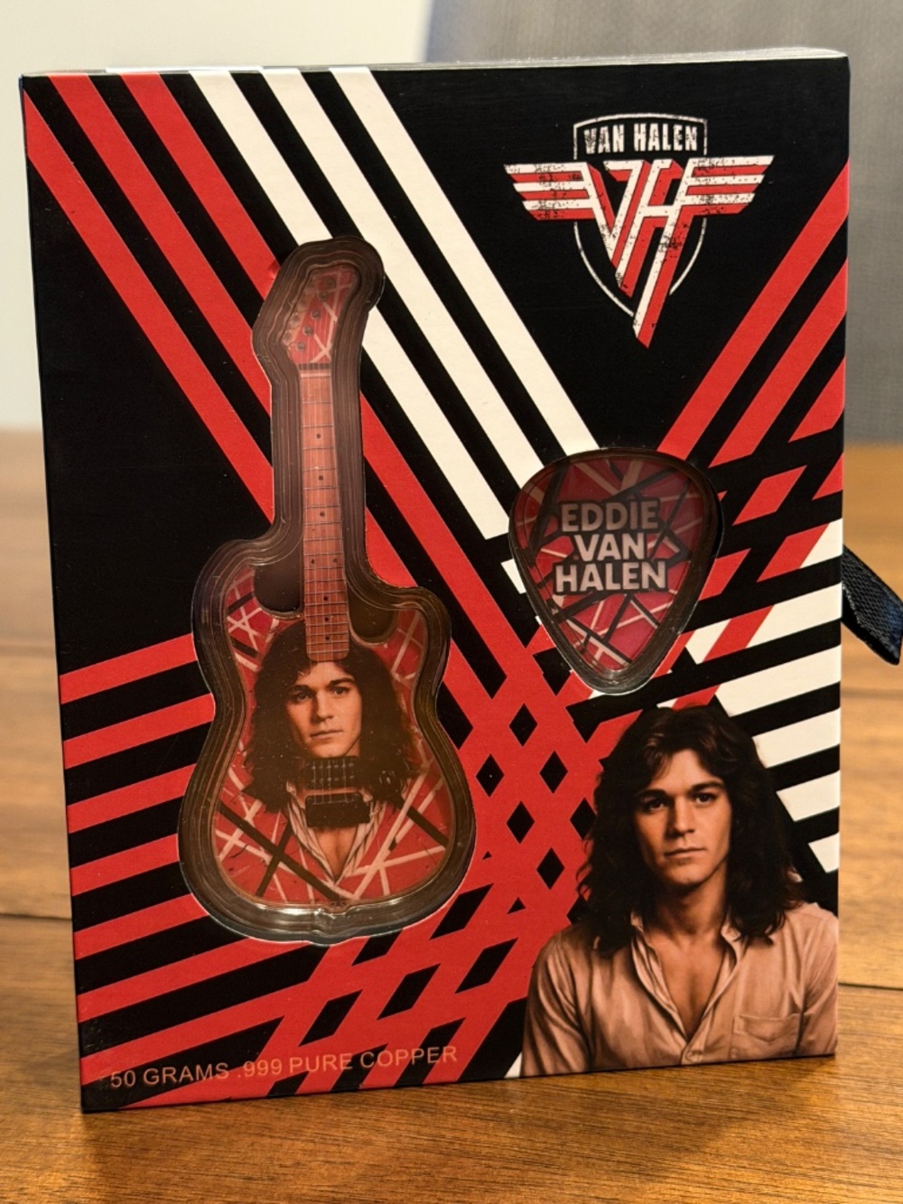 Van Halen Copper Guitar & Pick Set Limited 5000 Numbered w/ Box